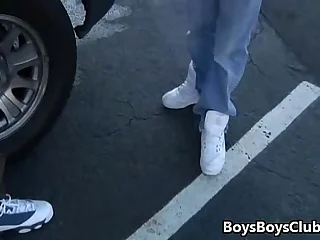 Blacks On Boys - Gay Sex With Characterless Twink with the addition of BBC 17