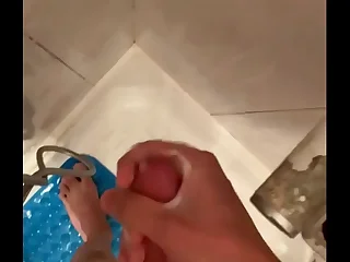 Twink cumming in shower